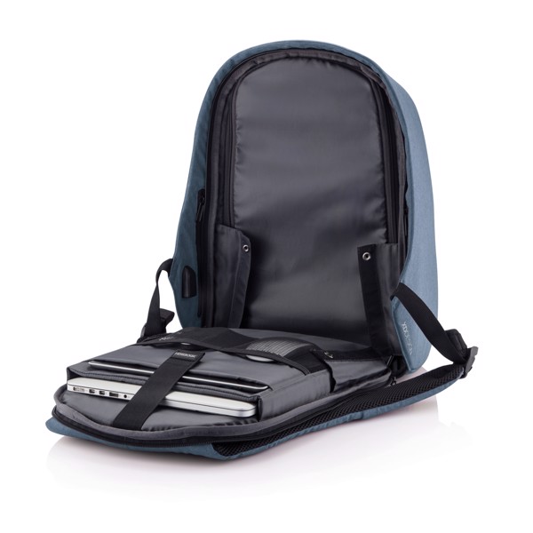 Xd Design Bobby Hero backpack, USB, 15.6 inch laptop - Light Blue / Black