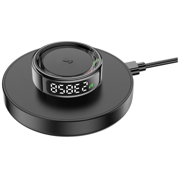 Prixton Orbyt Touch smart ring - Black / Size 11 (20.8 mm)