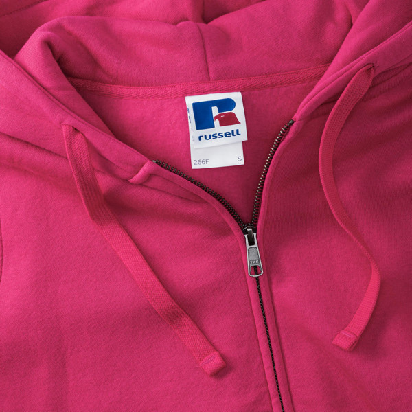 Ladies' Authentic Zipped Hood - White / L