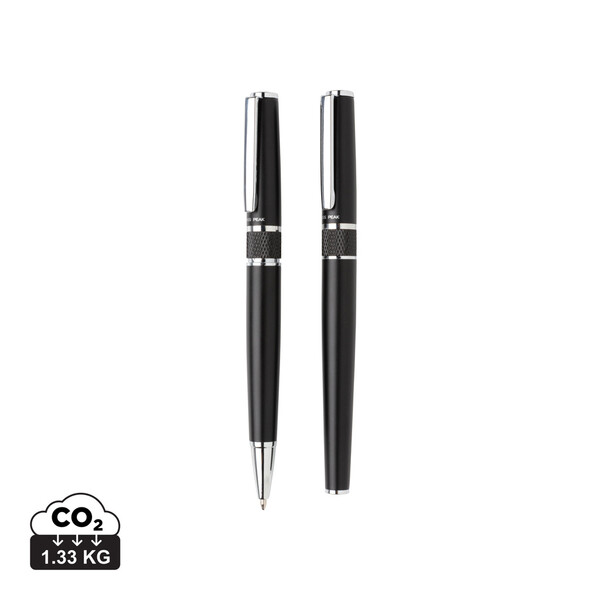 Swiss Peak pen set, blue ink, 1200m writing length