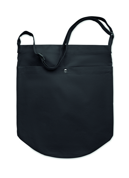 Sac de shopping toile 270 gr/m Bimba Colour - Noir