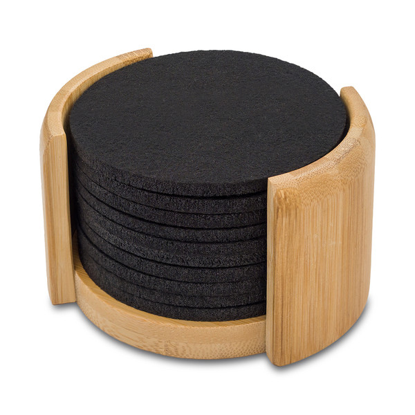 Mazzo RPET felt coaster set