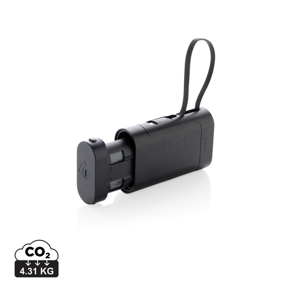 CycleCell powerbank s izmjenjivom baterijom 10.000 mAh