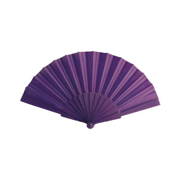 Abanico Tela - Morado