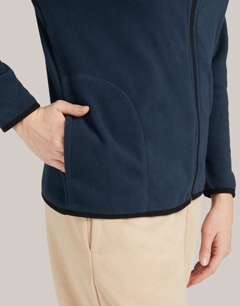 Signature Tagless Microfleece Full Zip Women - Dark Black / 2XL