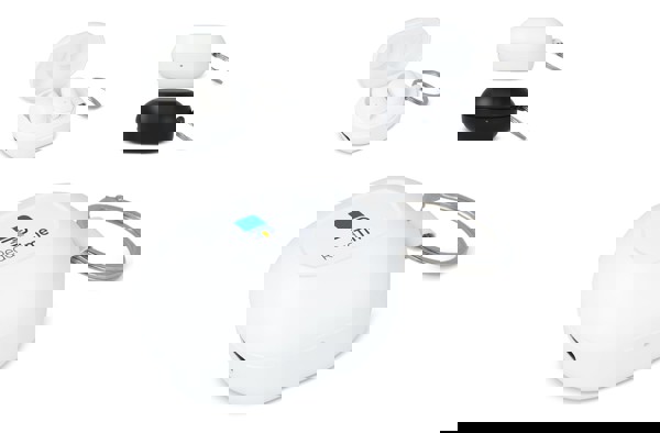 Mini Wireless Earbuds Keychain size - White