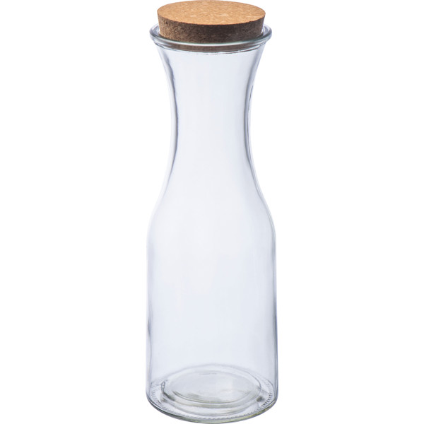 NIKODYM Carafă cu dop, 1000 ml - Transparent