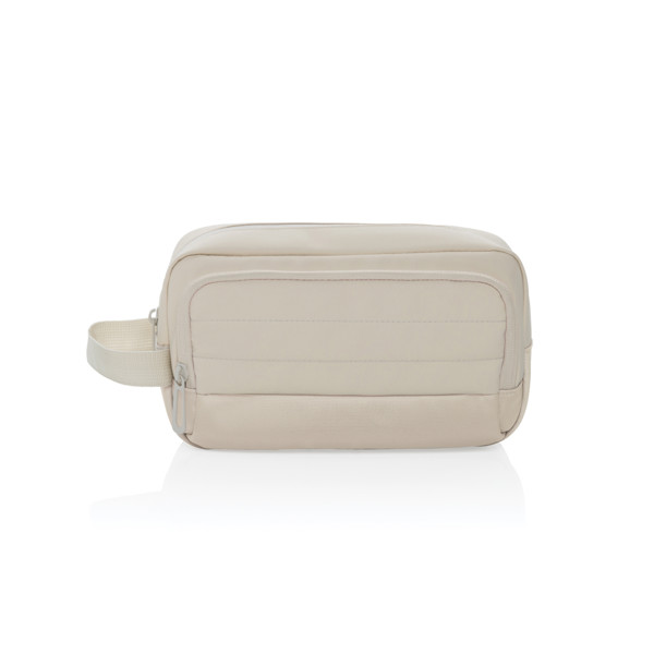 Toaletna torbica Armond AWARE rPET, 240x135x90 mm - Bež