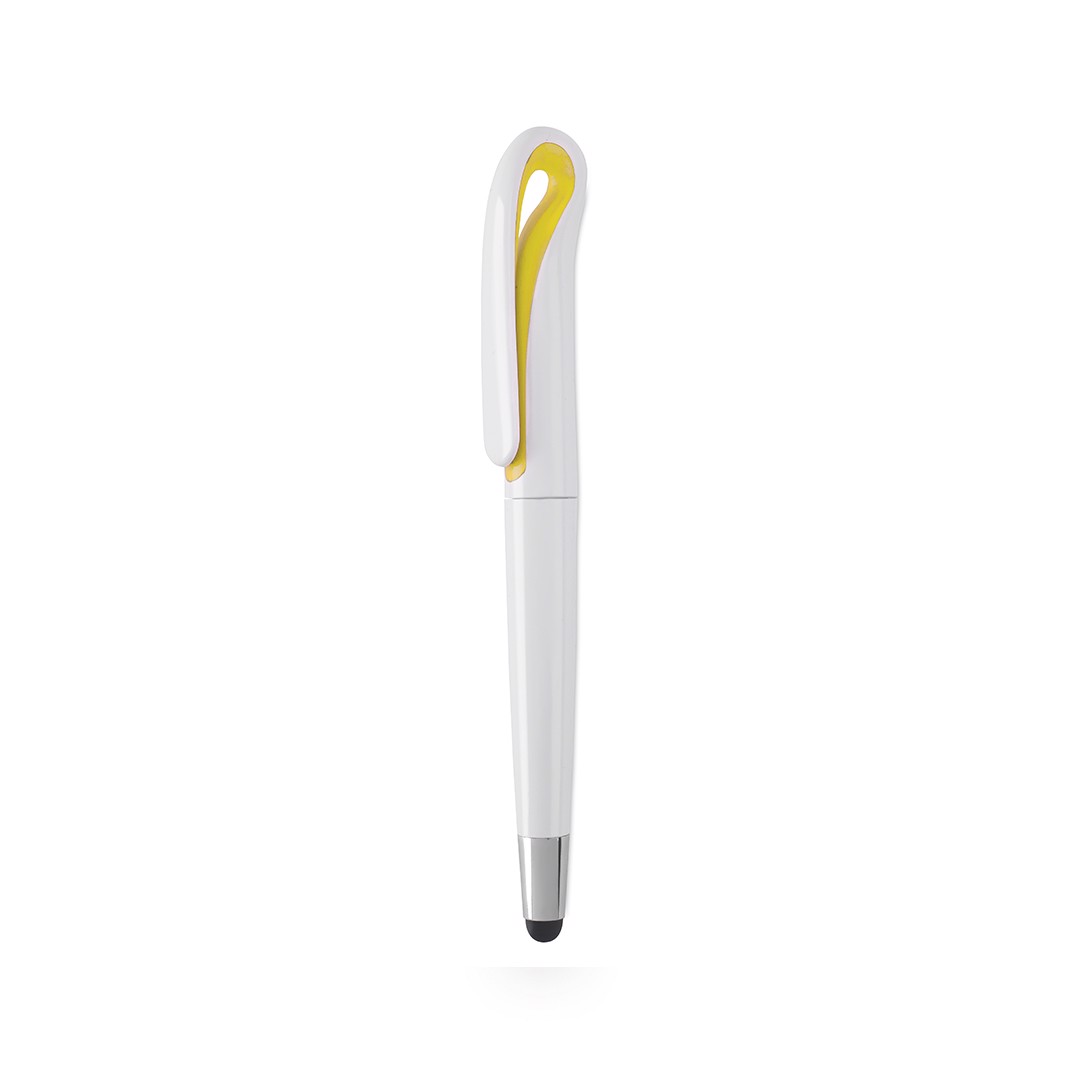 Stylus Touch Ball Pen Barrox - White / Yellow