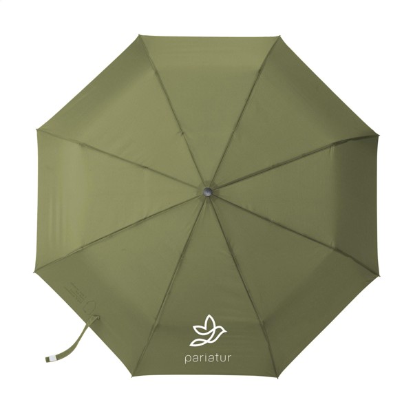 Michigan parapluie pliable en RCS RPET de 21 inch - vert olive