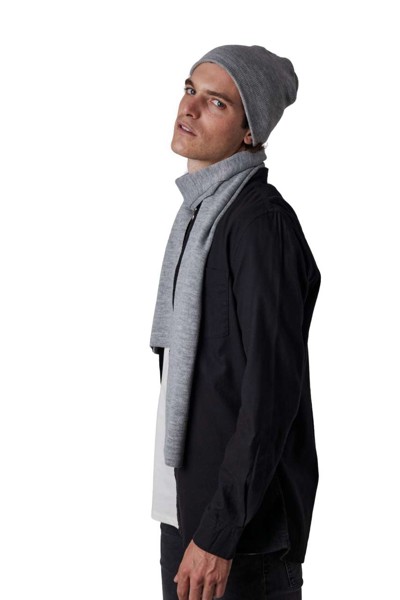 Knitted Scarf - Alloy Grey Heather