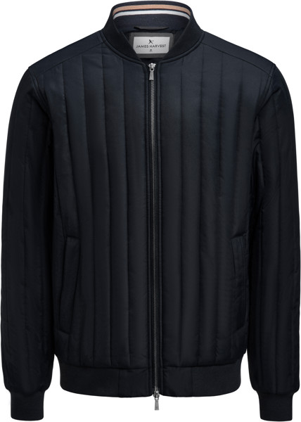 Men's Quilted Jacket James Harvest | Scarsdale Jacket Men - Black / L