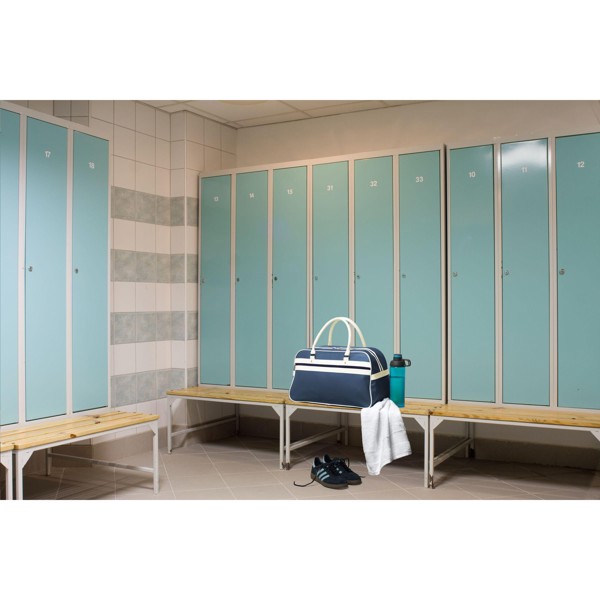 RetroSport sac de sport - Blanc / Noir