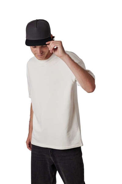 Snapback Cap - 5 Panels - White / White