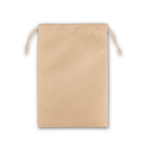 GIFT BAG L. Velká dárková taška z netkané textilie (60 g/m²) - Světle Hnědá