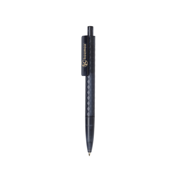 Stylo X3 en plastique givré GRS - Bleu Marine