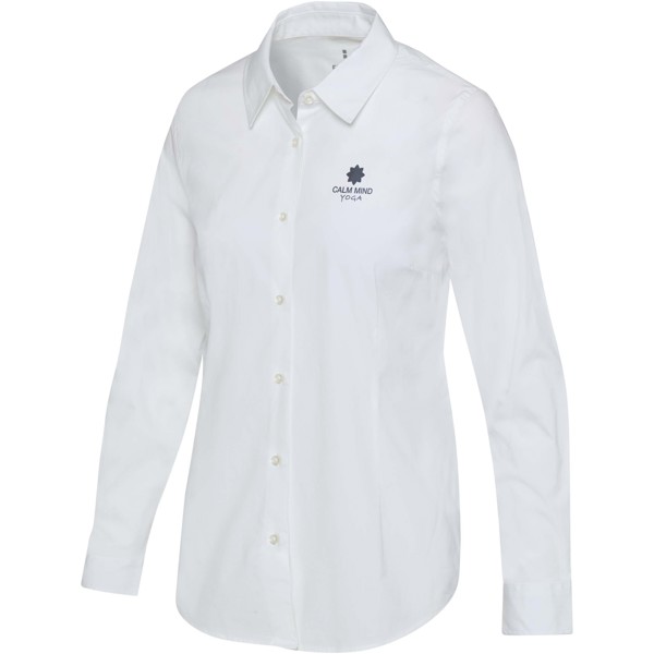 Carnelian poplin women's shirt - White / XL