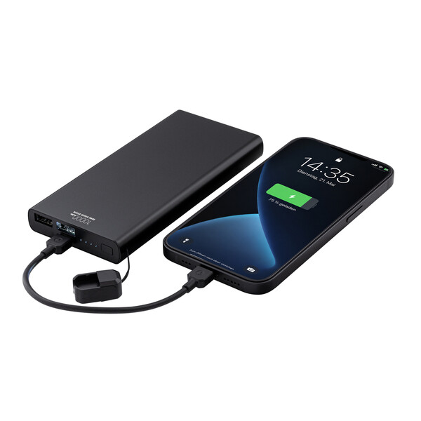 Powerbank WATTRON CORE X ALU - noir / 10000 mAh