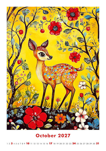 Calendar Art Naive