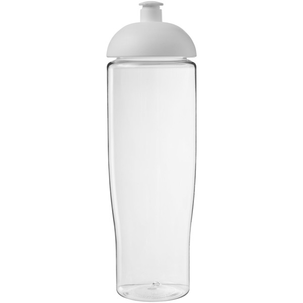Garrafa desportiva com tampa Dome de 700 ml H2O Tempo® - Transparente / Branco