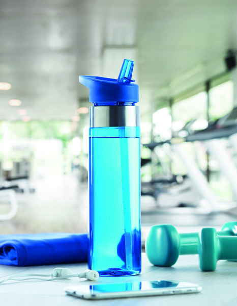 Garrafa de desporto 650ml Sicilia - Azul Transparente