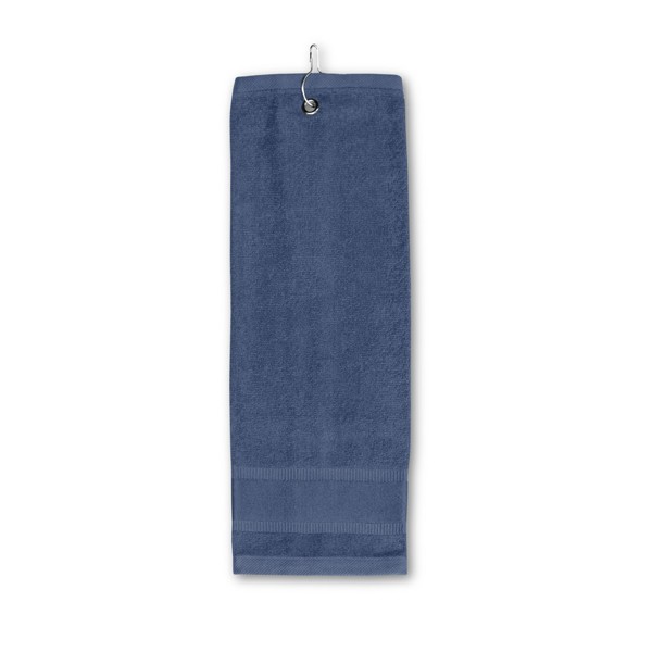 GOLFI. Viacerofunkčný bavlnený uterák (430 g/m²) - Modrá