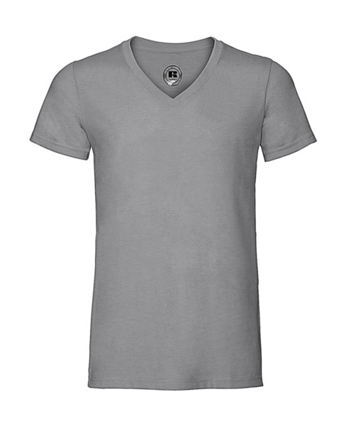 Men's V-Neck Hd T - Silver Marl / XS