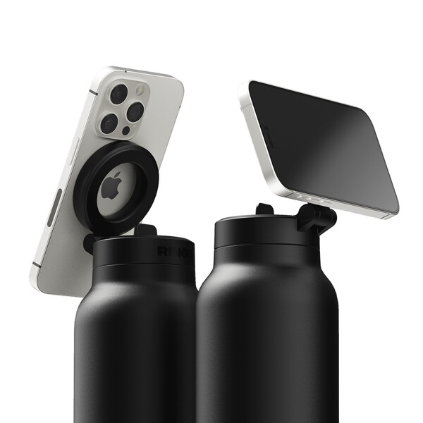 RINGO Pro MagSafe® Waterbottle w Magnetic Booster Ring 710ML - Black