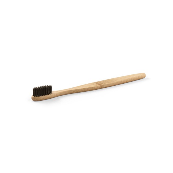 DELANY. Toothbrush with bamboo body and nylon bristles - Black