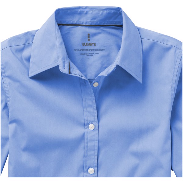 Camisa de manga larga de mujer "Hamilton" - Azul Claro / XS