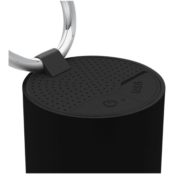 SCX.design S26 Lautsprecher Ring mit Leuchtlogo - schwarz / weiss