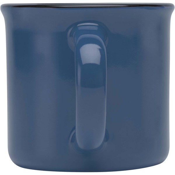 Mug Bari en céramique de 240 ml avec finition brillante - Bleu océan