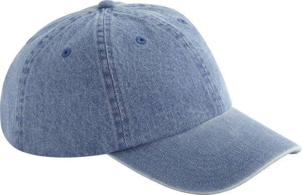 6 Panel Denim Cap Beechfield | B 105 - Mid Blue / onesize