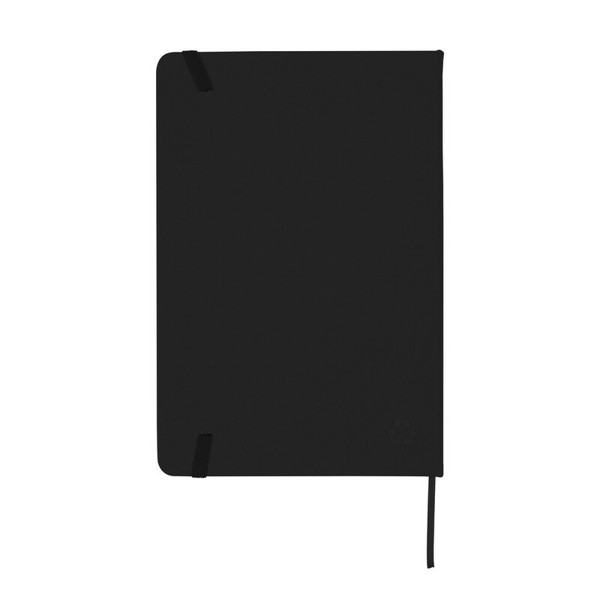 Notebook A5, recycled PU | Roderick - black