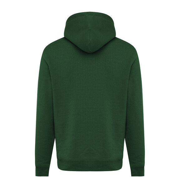 Mikina s kapucí IQONIQ Joshua z recyklované bavlny - Forest Green / XL