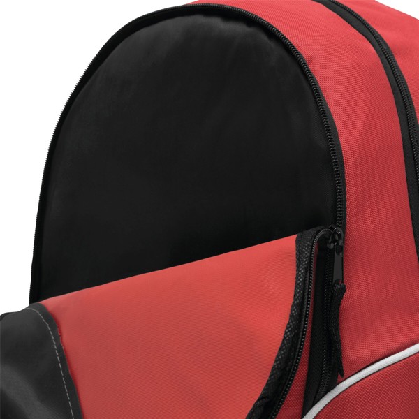Rucksack Curve - Rot / Schwarz