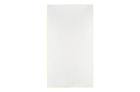 Serviette de plage R-PET à séchage rapide 100 × 180 cm, sublimation - Jaune