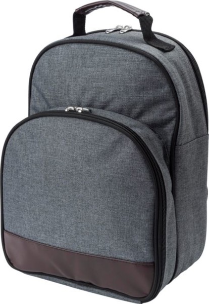 Sac à dos pique-nique en polycanvas Jolie - Grey