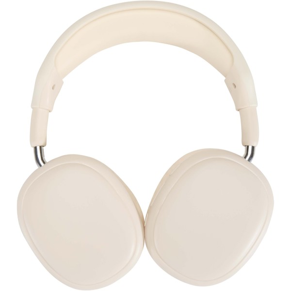 Alzir recycled plastic over-ear wireless Bluetooth® headset - White
