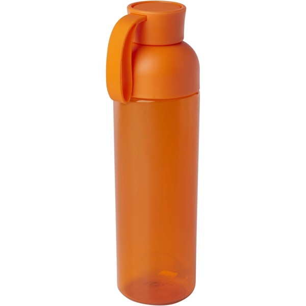 Garrafa desportiva em RPET de 600 ml "Illuminate" - Laranja