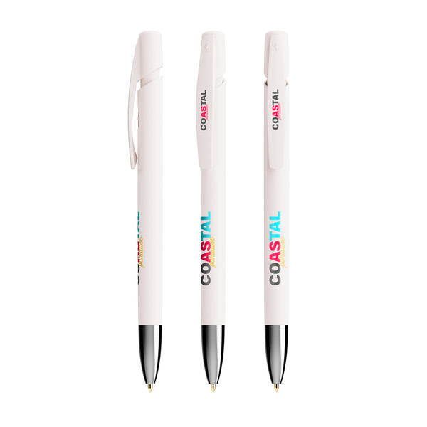 BIC® Media Clic Advance Ecolutions® - White / Blue Ink