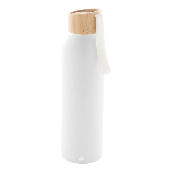 Recycled Aluminium Bottle Ralusip Plus - White