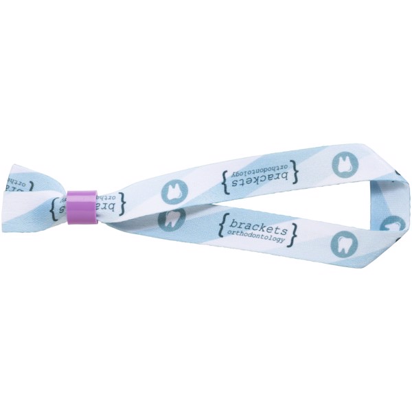 Bracelet plastique festival sublimation El - Violet