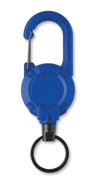 Porte-badge rétractable Stiba - Bleu Royal