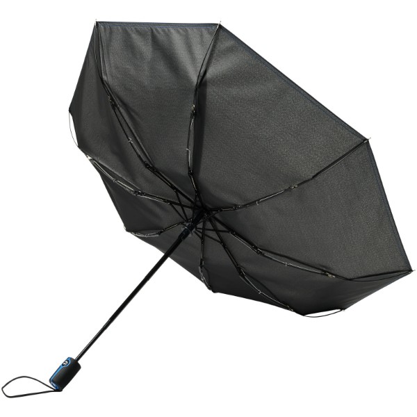 Parapluie pliable à ouverture/fermeture automatique 21" Stark-mini - Bleu process