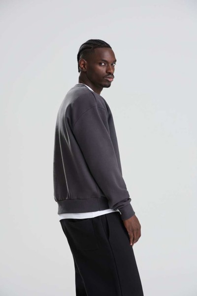 Signature Heavyweight Sweat - Natural Stone / S