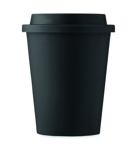 Nola kozarec z dvojno steno, 300 ml - Črna
