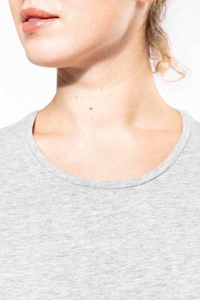 Ladies' Short-Sleeved Crew Neck T-Shirt - White / S