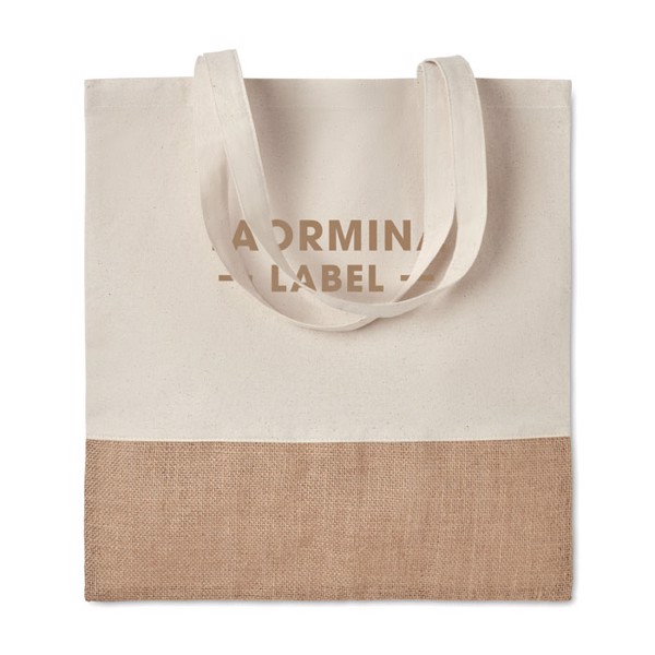 Shopping pose jute India Tote