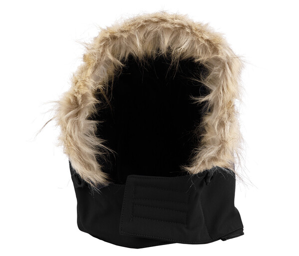 Capuche Softshell fourrure - BLACK FUR